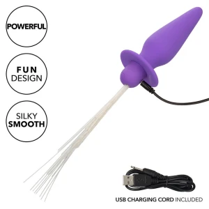 CALEXOTICS - SOUTHERN LIGHTS LIGHT UP ANAL PLUG 10 WIBRACJI SILIKON FIOLETOWY
